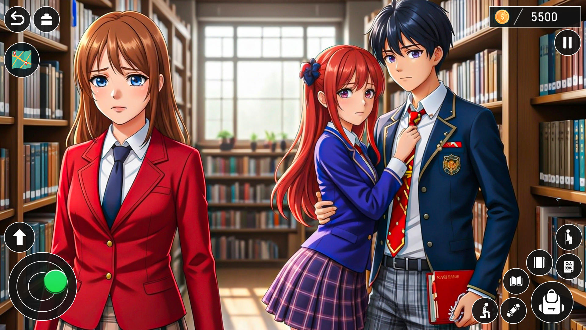 High School Love Anime Life Game Screenshot