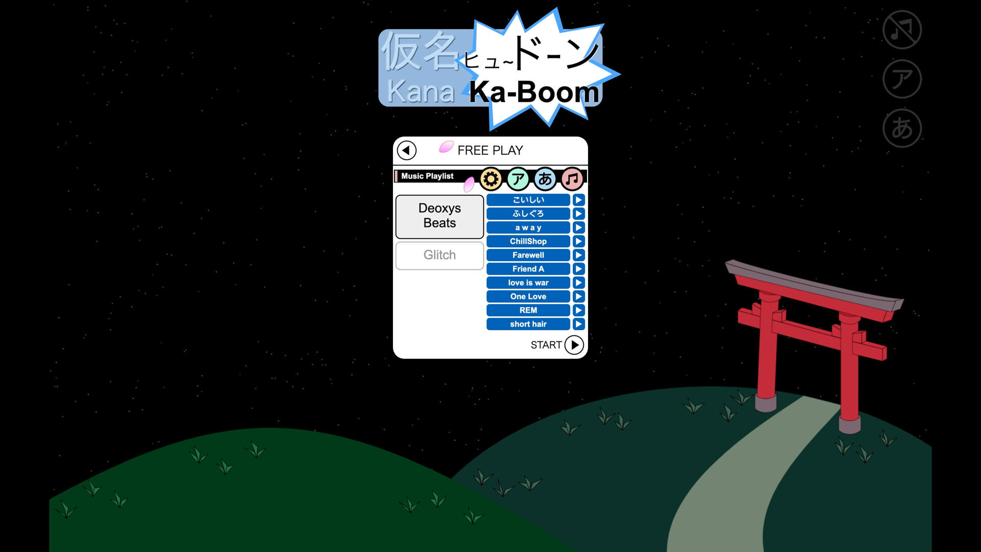 Screenshot of Kana Ka-Boom