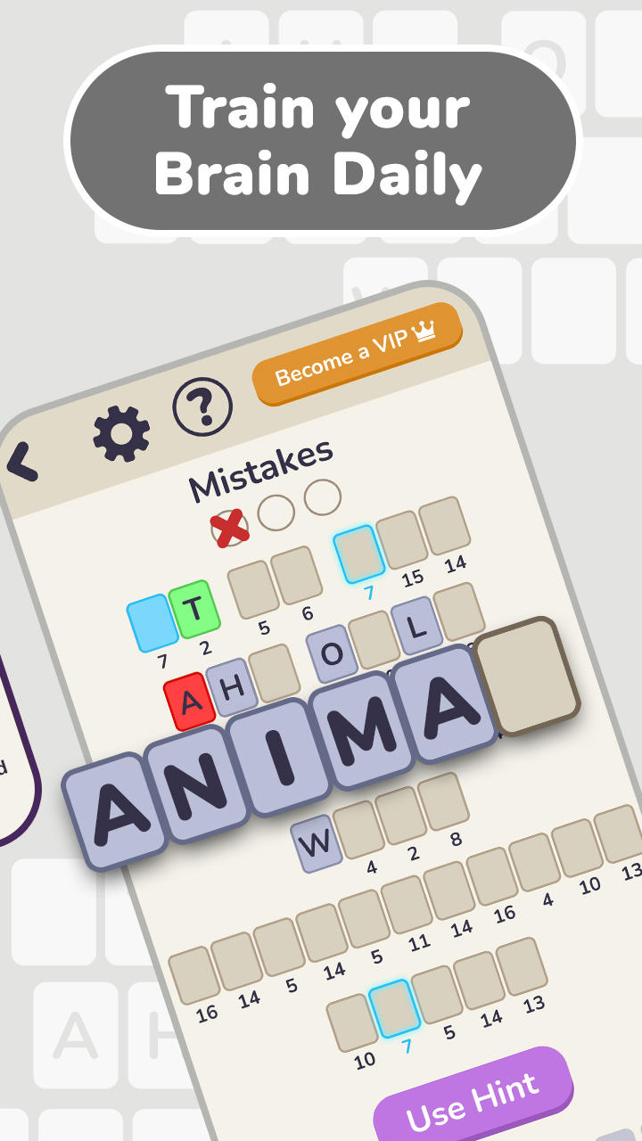 Cuplikan Layar Game Puzzle Place: 5 in 1 Word Game