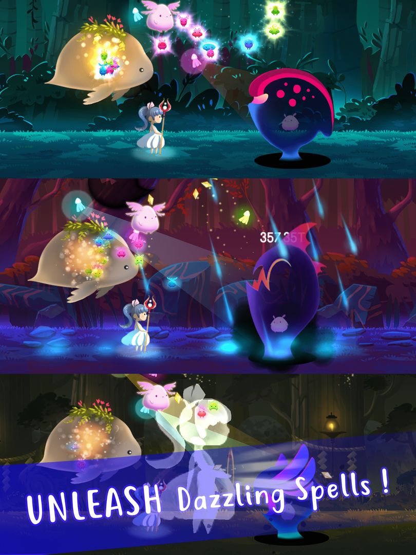 Screenshot of Light a Way: Tap Tap Fairytale
