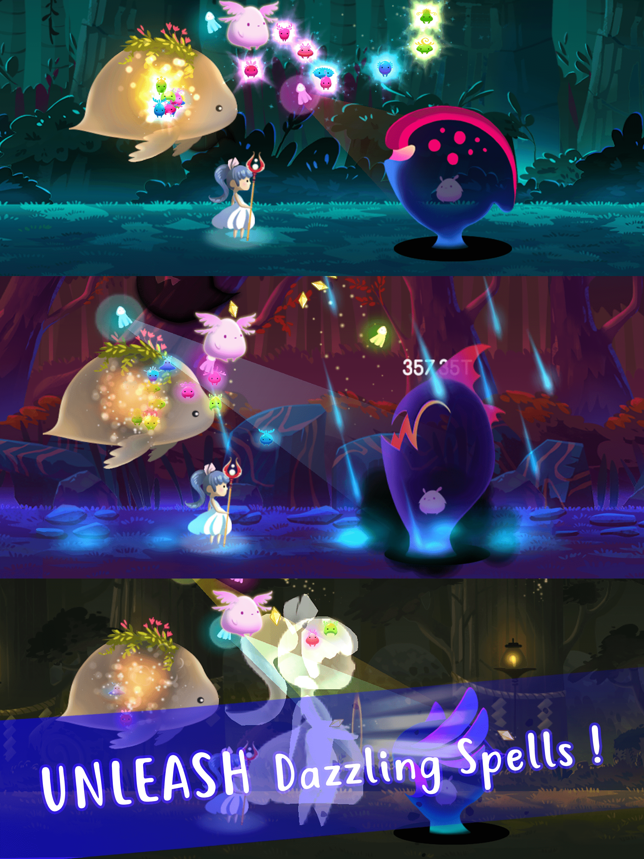 Light a Way: Tap Tap Fairytale Game Screenshot