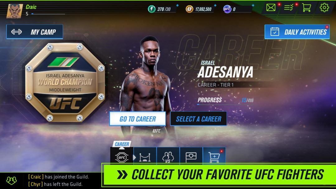 Screenshot of UFC Beta