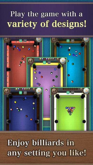 Screenshot of Billiards8 (8 Ball & Mission)