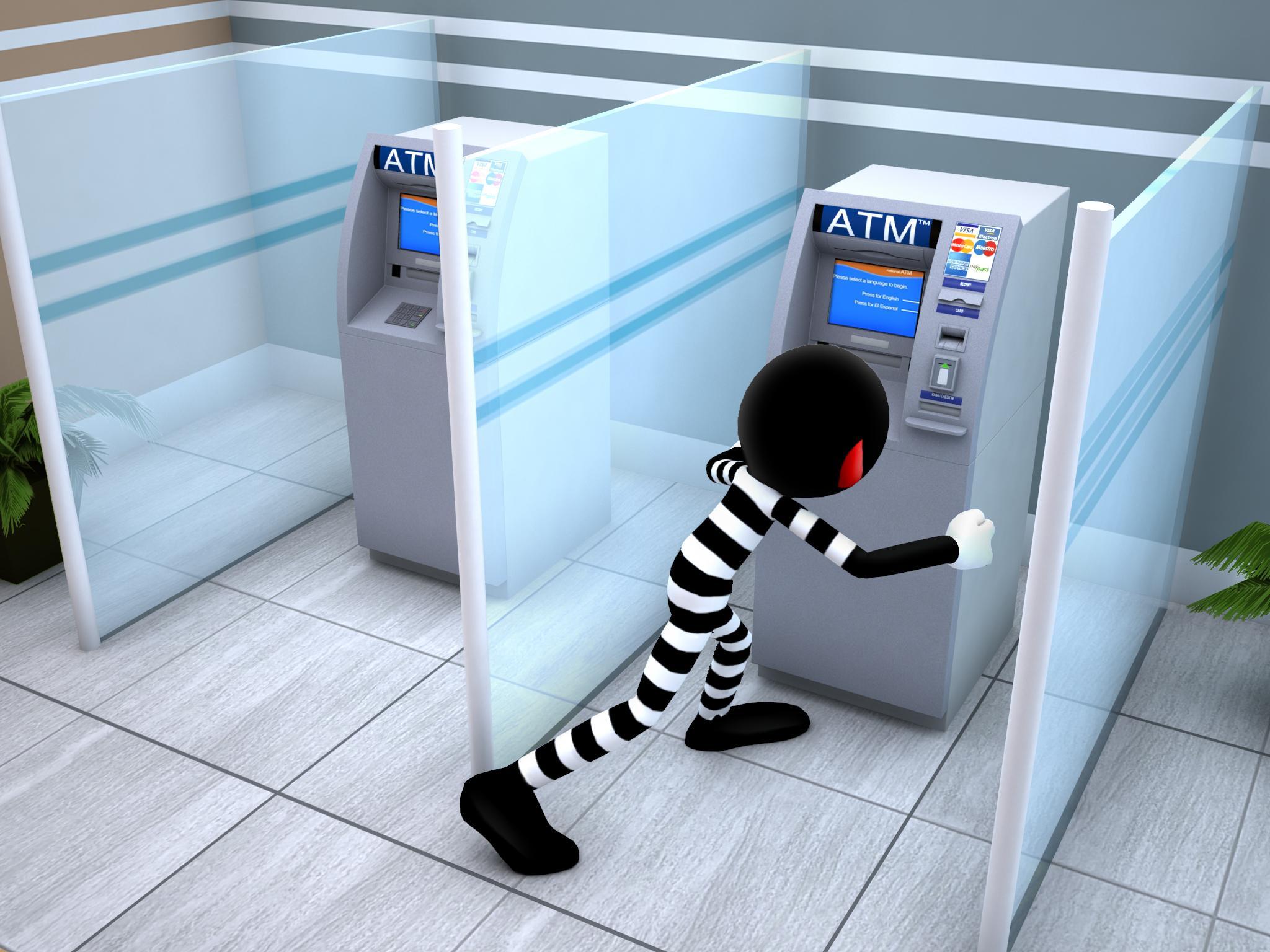 Cuplikan Layar Game Stickman Bank Robbery Escape
