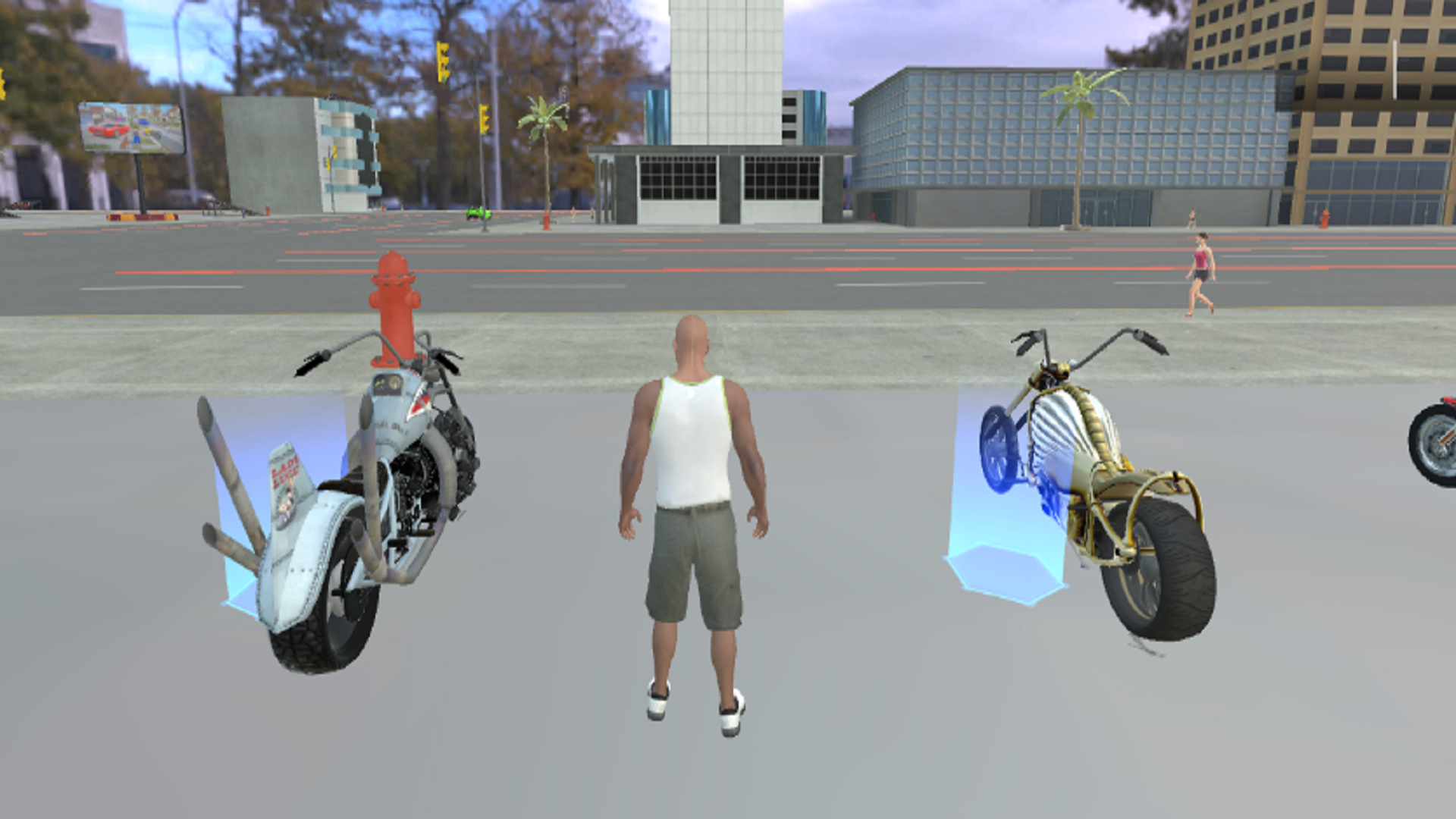 Captura de Tela do Jogo Indian Bike Driving 3D Game