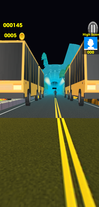 Super Endless Runner Game 3D Game Screenshot