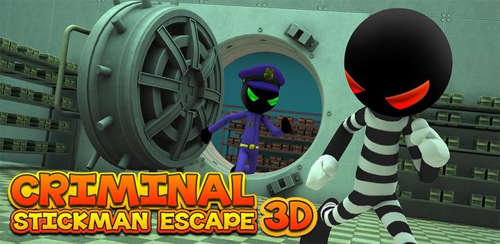Banner of Criminal Stickman Escape 3D 