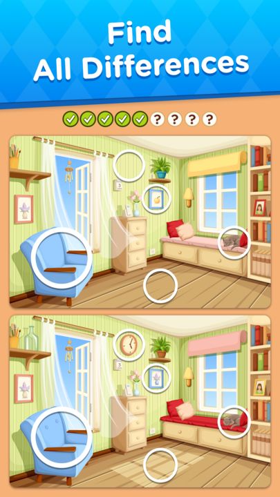 Find The Differences - Spot It Game Screenshot