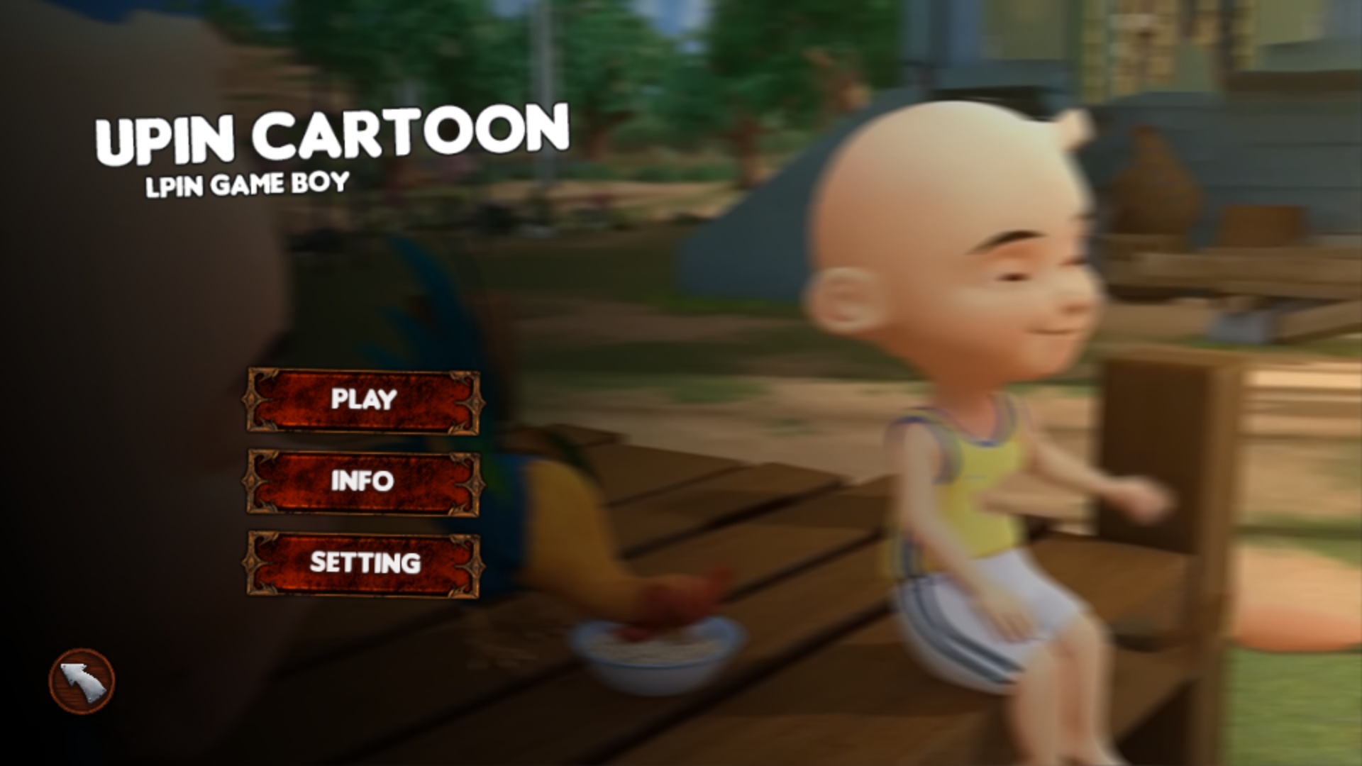 Screenshot of Upin Ipin Game Action Family