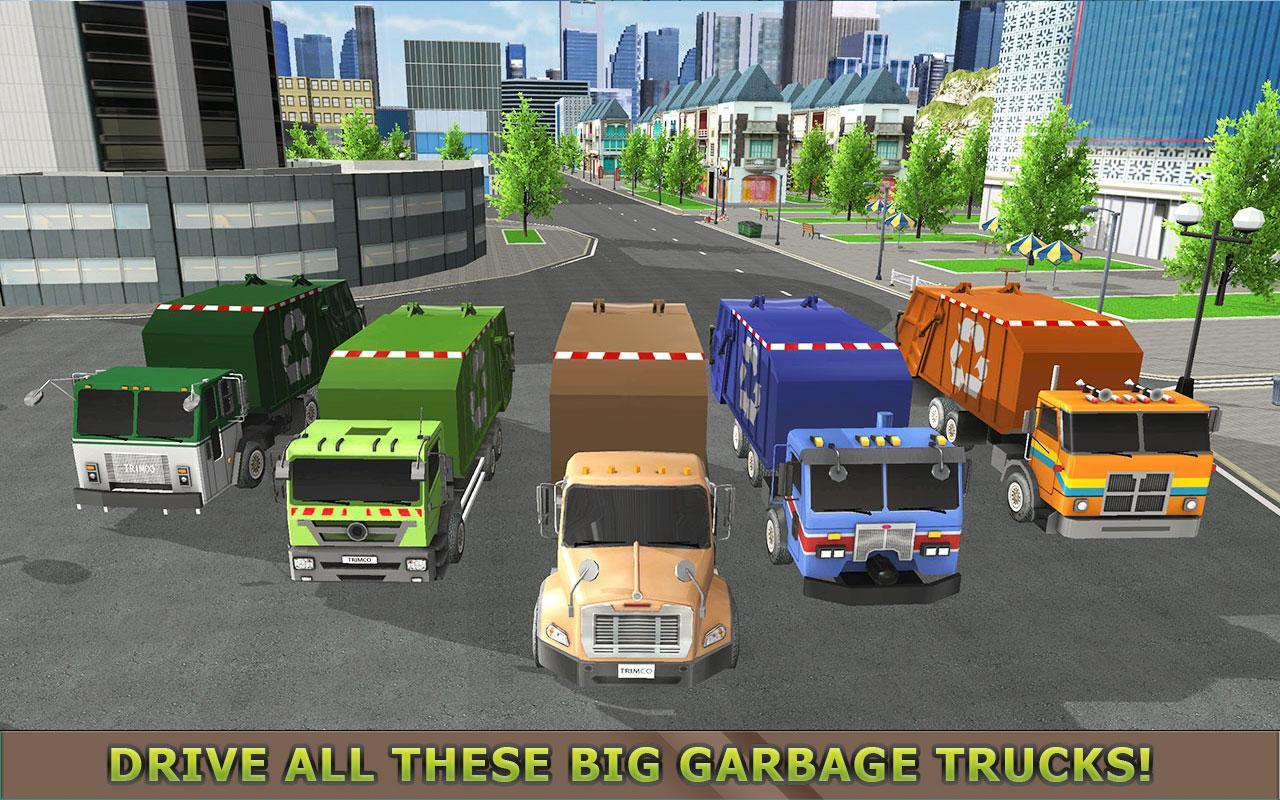 Ảnh chụp màn hình Garbage Truck Simulator PRO 2
