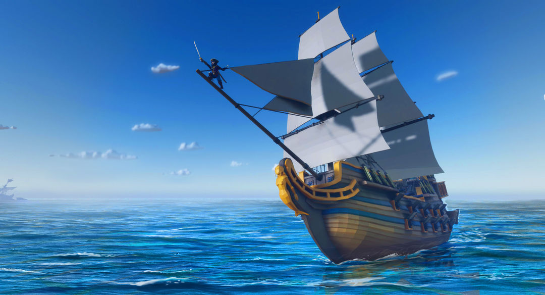 Pirate Polygon Caribbean Sea ภาพหน้าจอเกม