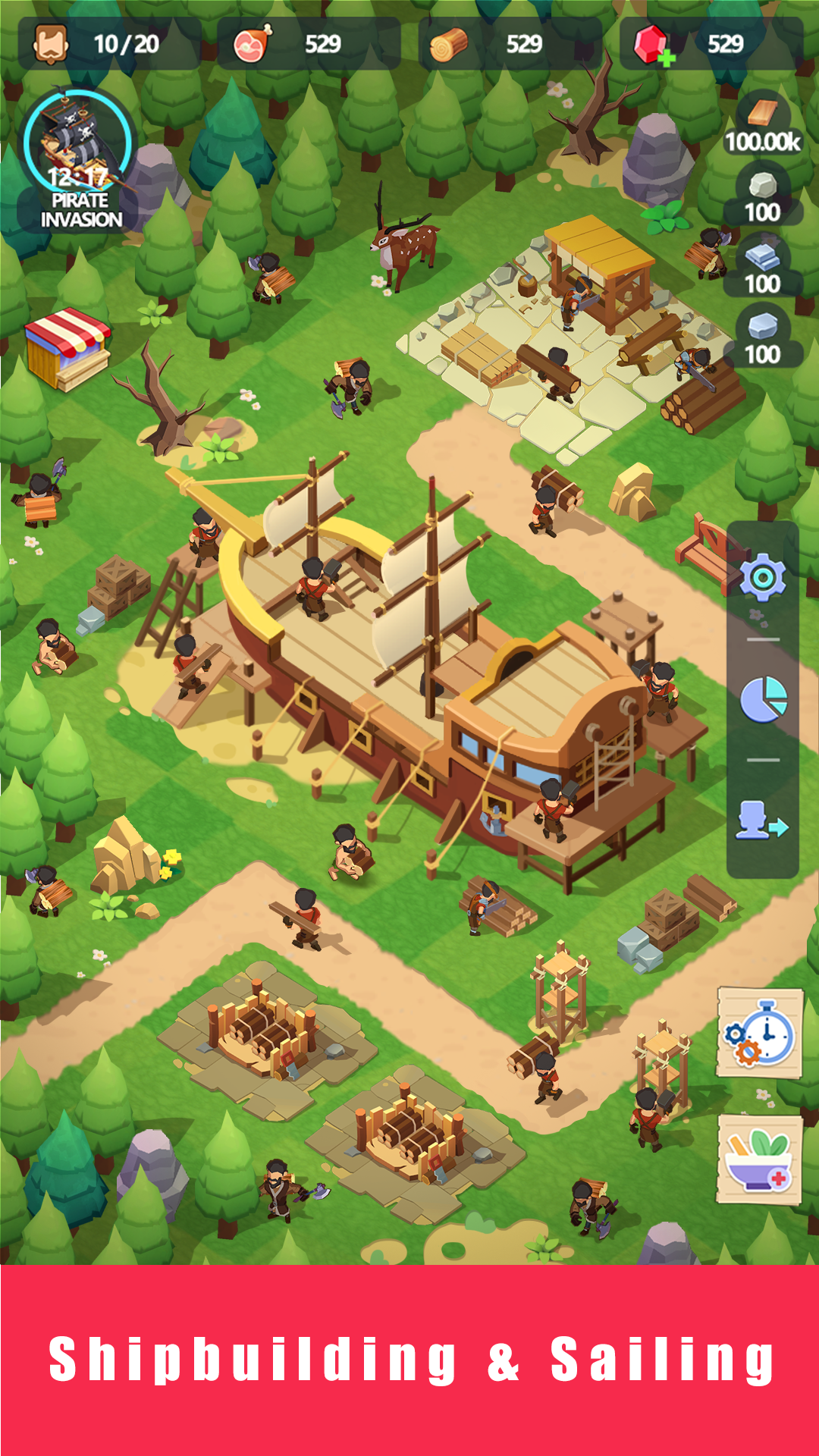 Screenshot of Survivor Island-Idle Game