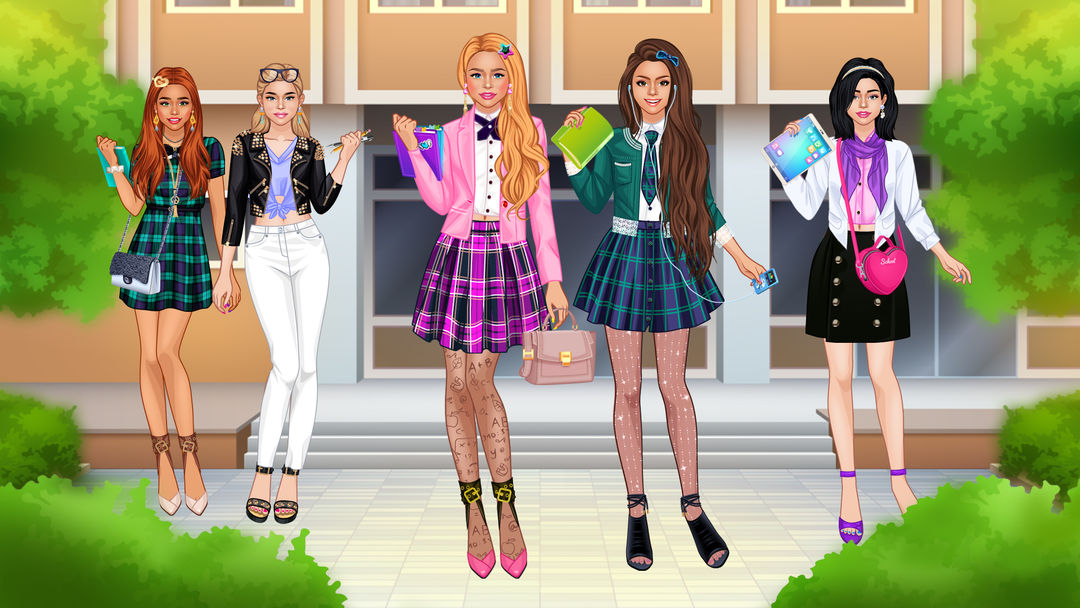 Screenshot of High School BFFs: Girls Team