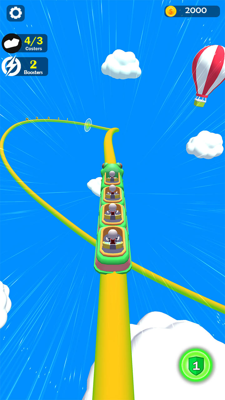Screenshot of Clash Roller Coaster
