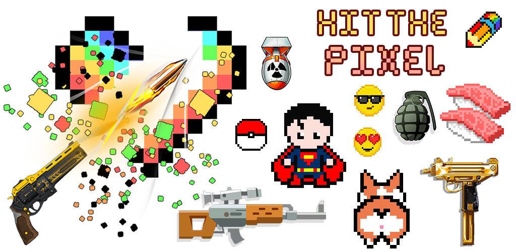 Banner of Hit the Pixel - Gun Simulator 4.2.5