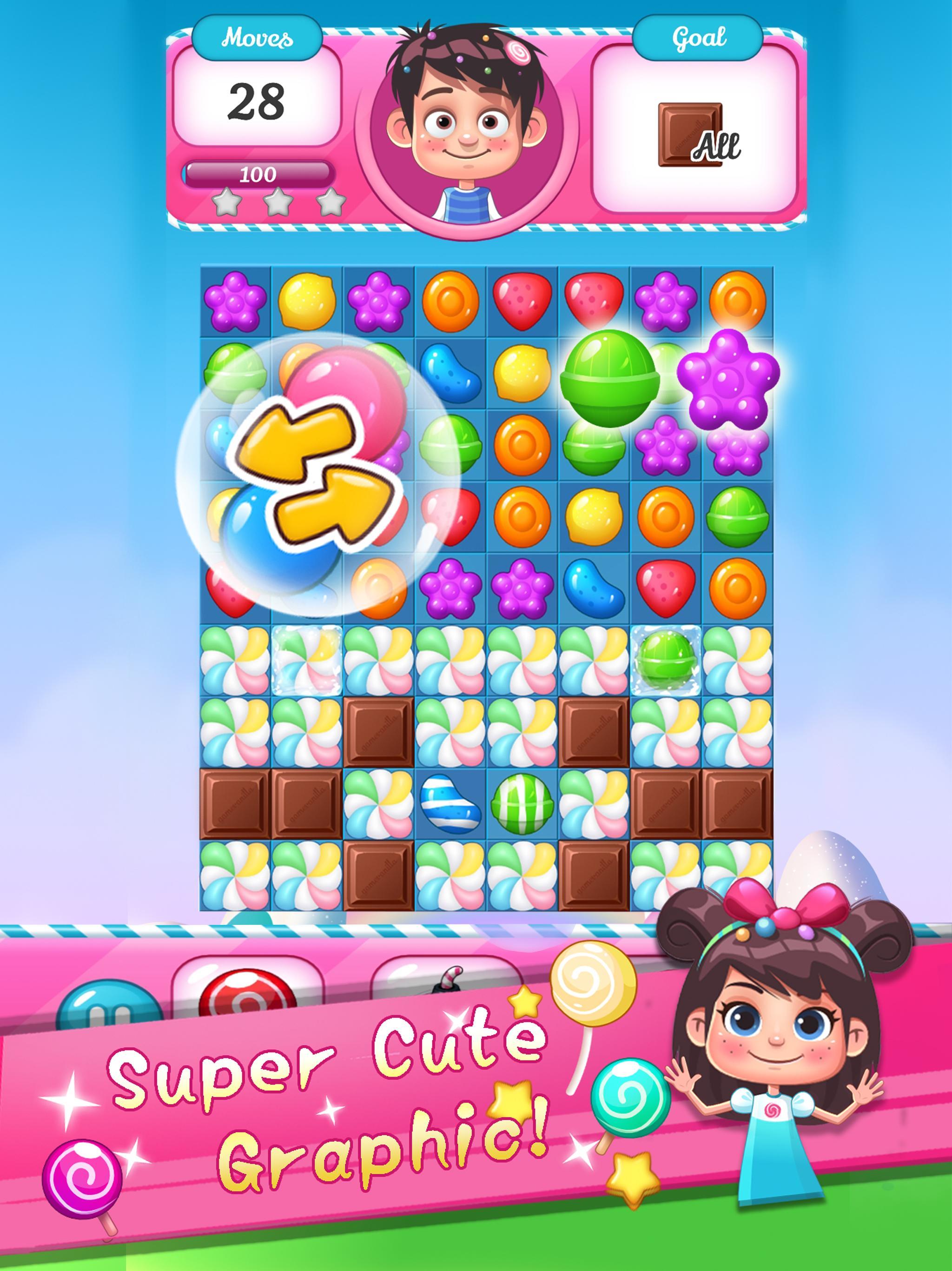 Colorful Sugar Bomb Game Screenshot