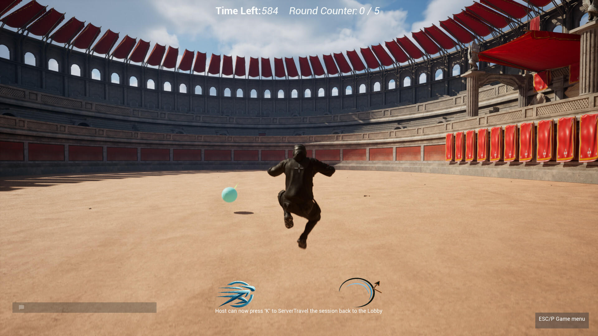 Ninja Ball screenshot game