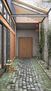 脱出ゲーム 雨の降る家からの脱出 ゲームのスクリーンショット