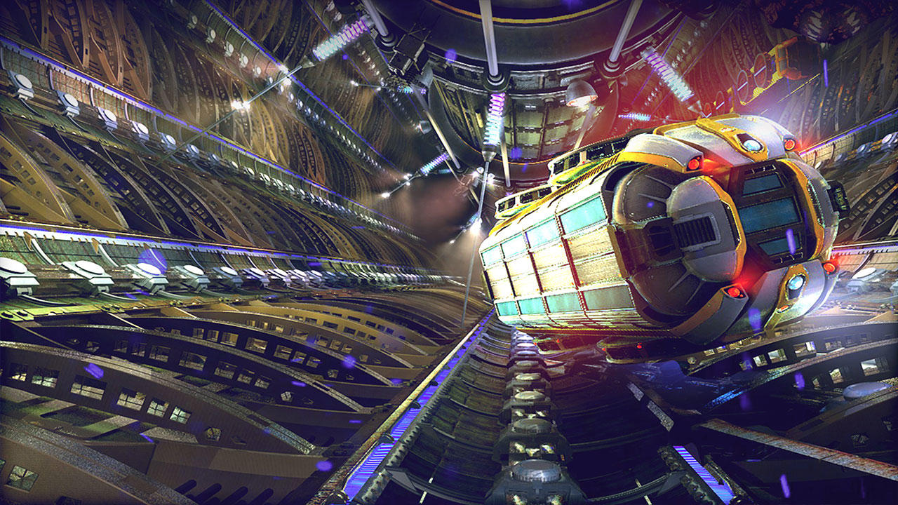 Gravity Train VR Game Screenshot