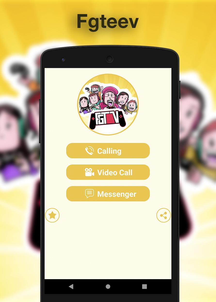 Fake Call Video And Fgteev Chat Game Screenshot