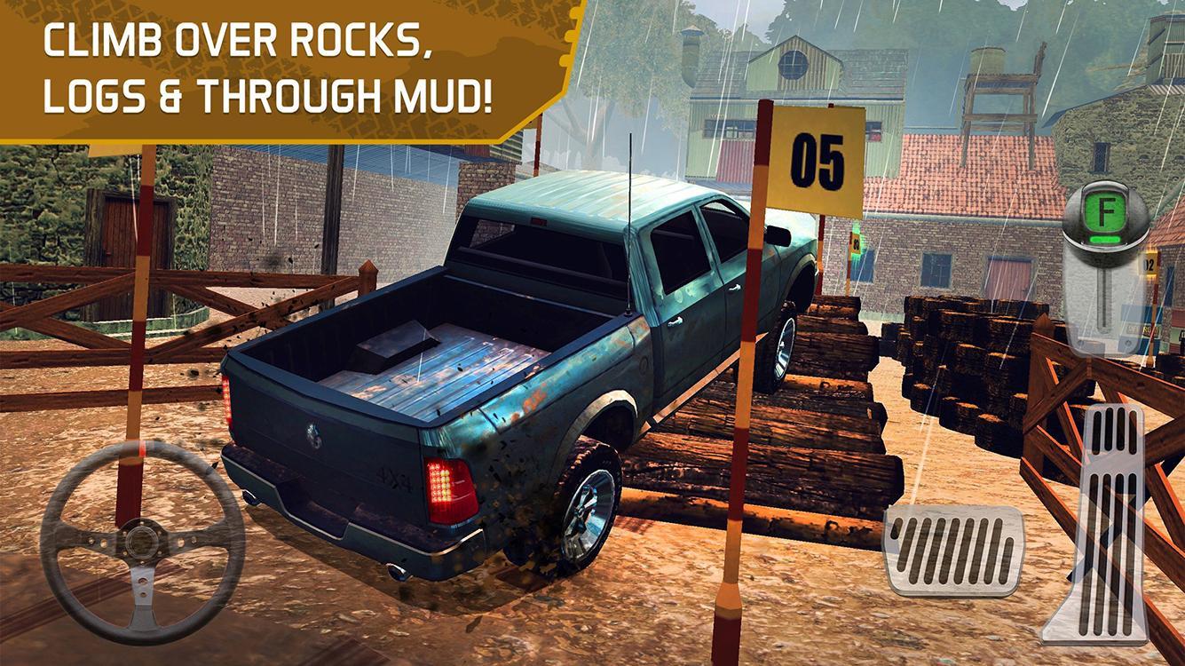 4x4 Dirt Offroad Parking Game Screenshot