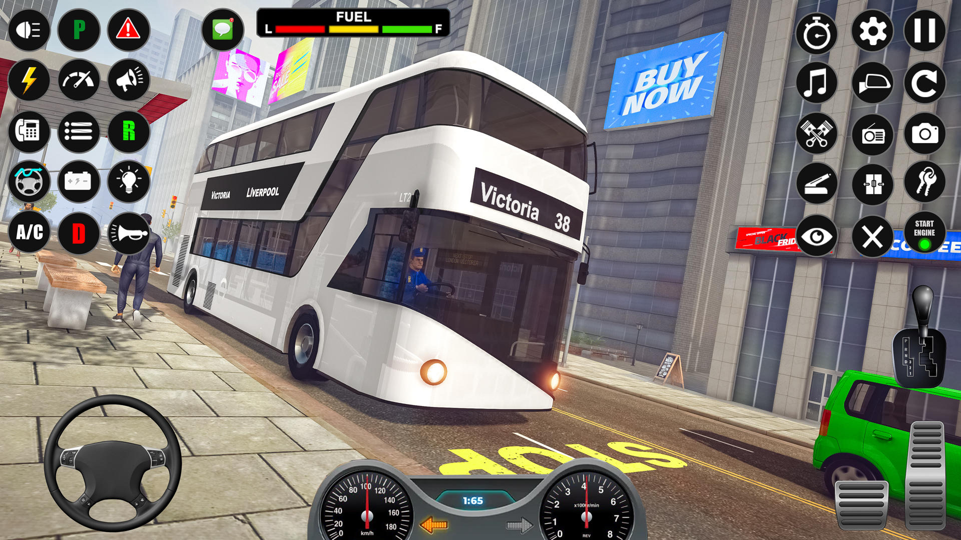 Bus Simulator Euro Bus Games Game Screenshot