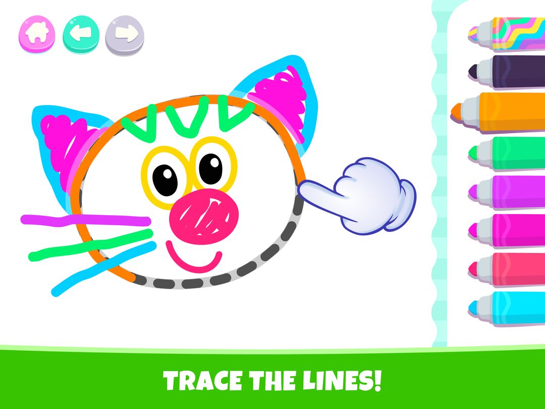 Drawing for kids! Toddler draw screenshot game
