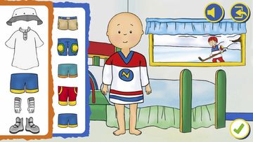 A Day with Caillou Game Screenshot