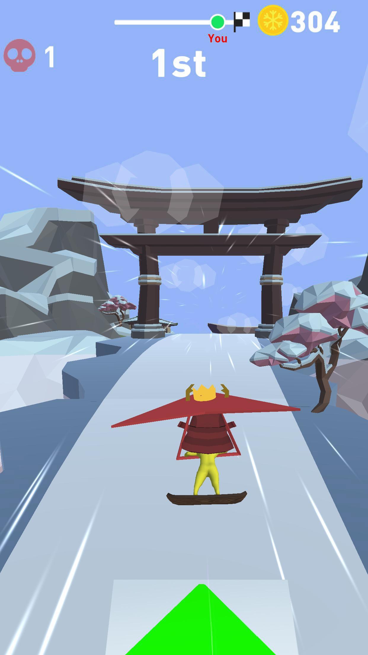 Screenshot 1 of Snowboard Race 3D 1.0