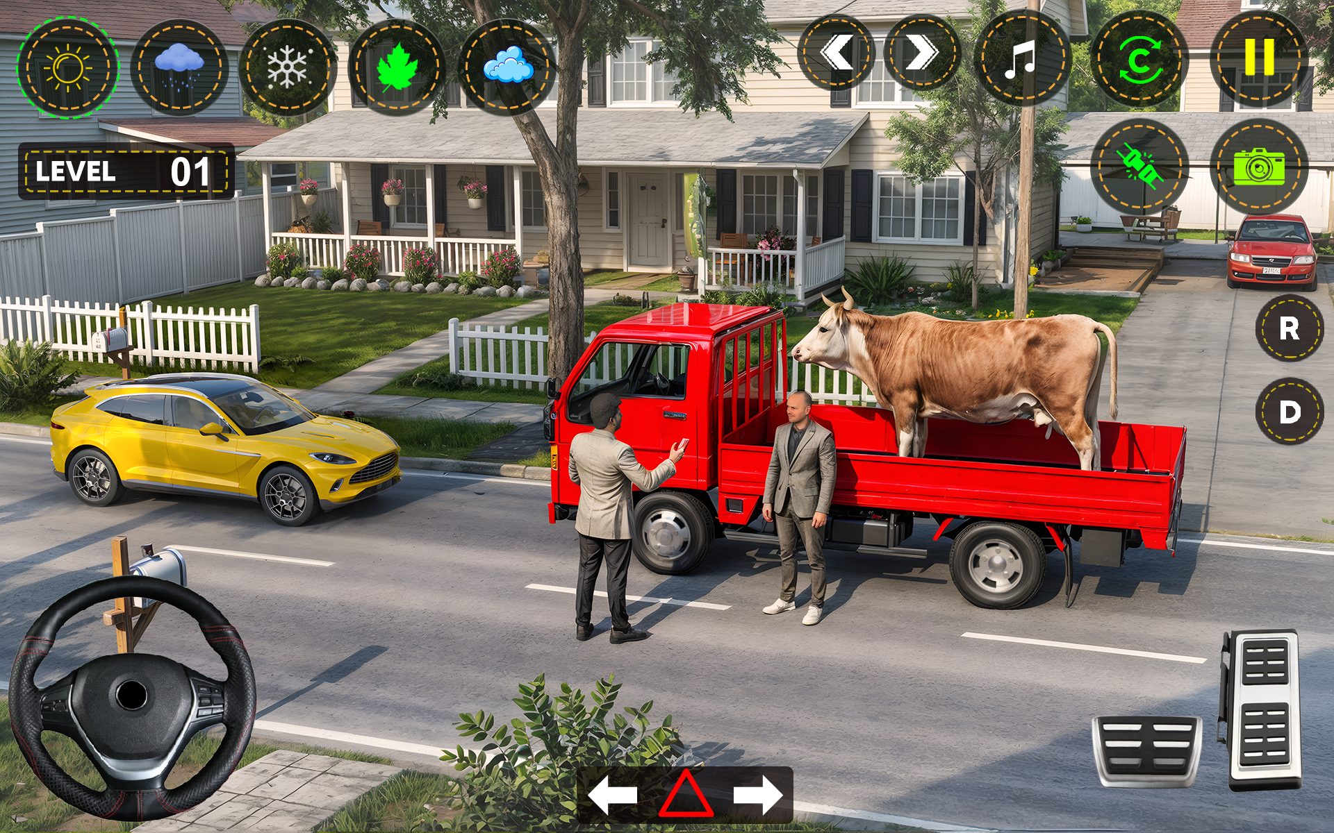 Farm Animal Cargo Truck 3d Game Screenshot