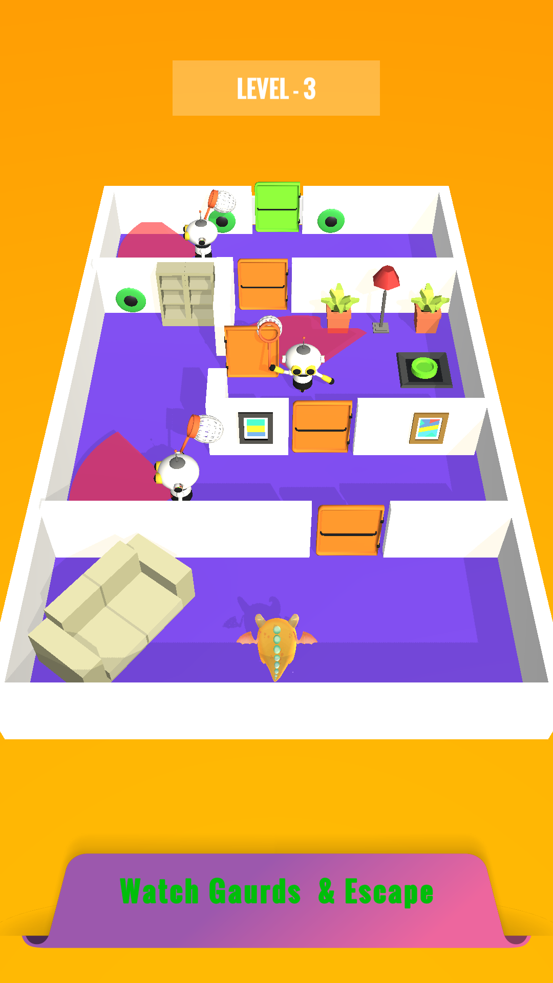 Dragon Escape Puzzle Game Game Screenshot