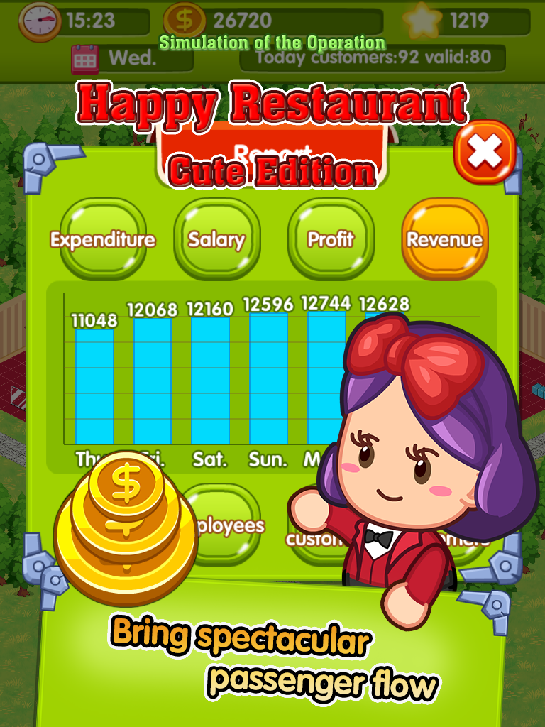 Скриншот игры Happy Restaurant cute edition