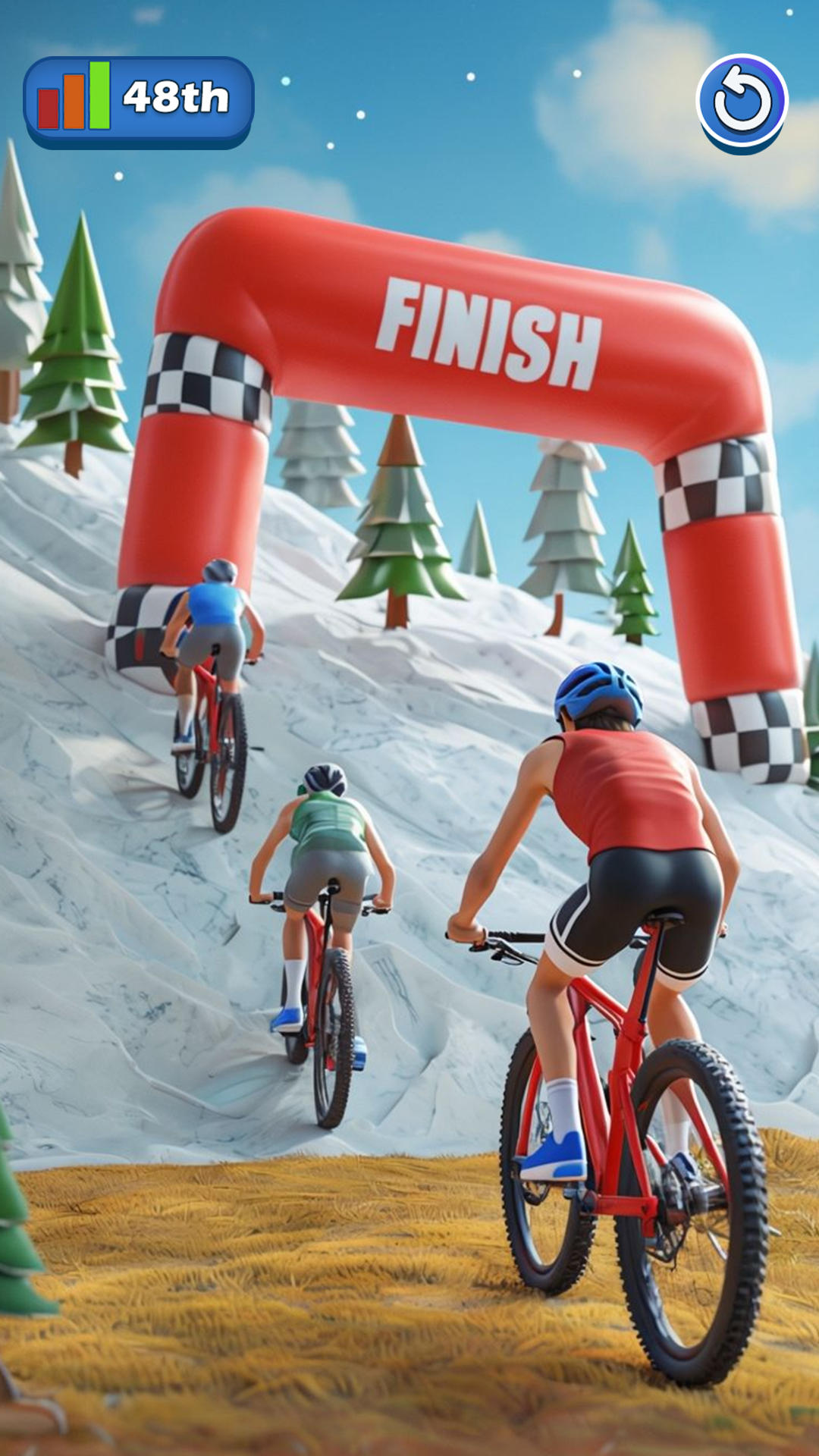 BMX Marathon Racing Games Game Screenshot