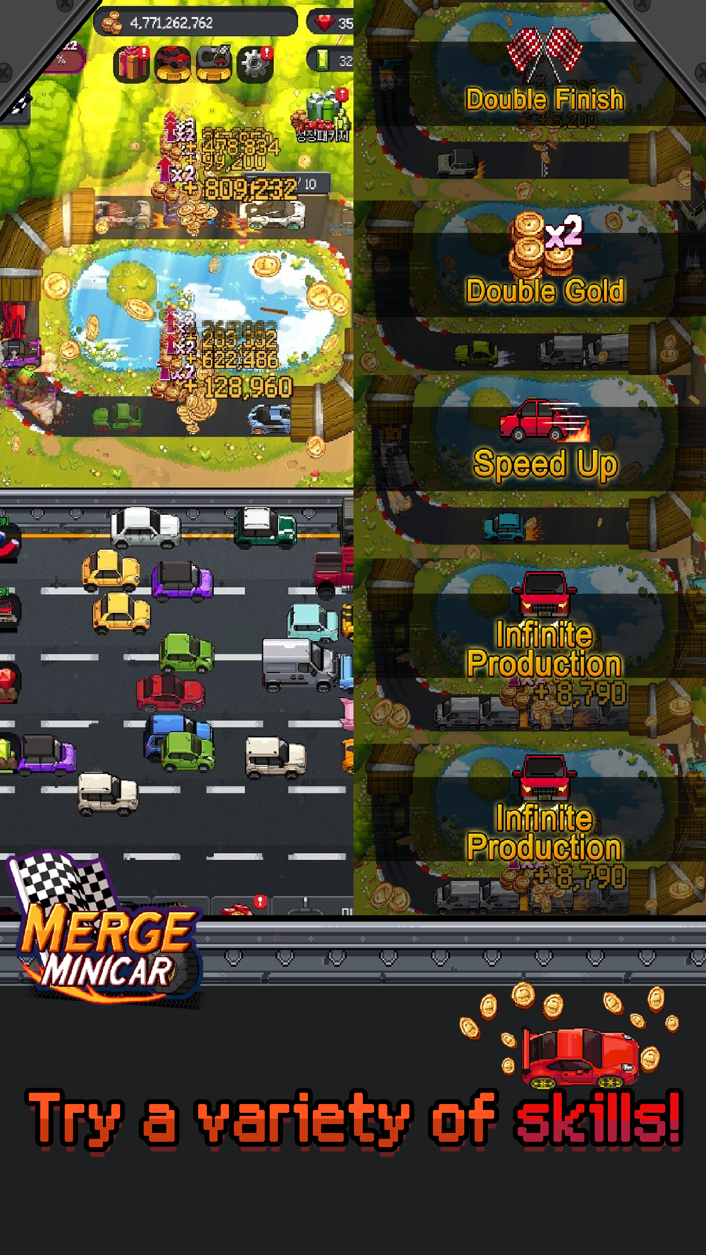 Merge Minicar Game Screenshot