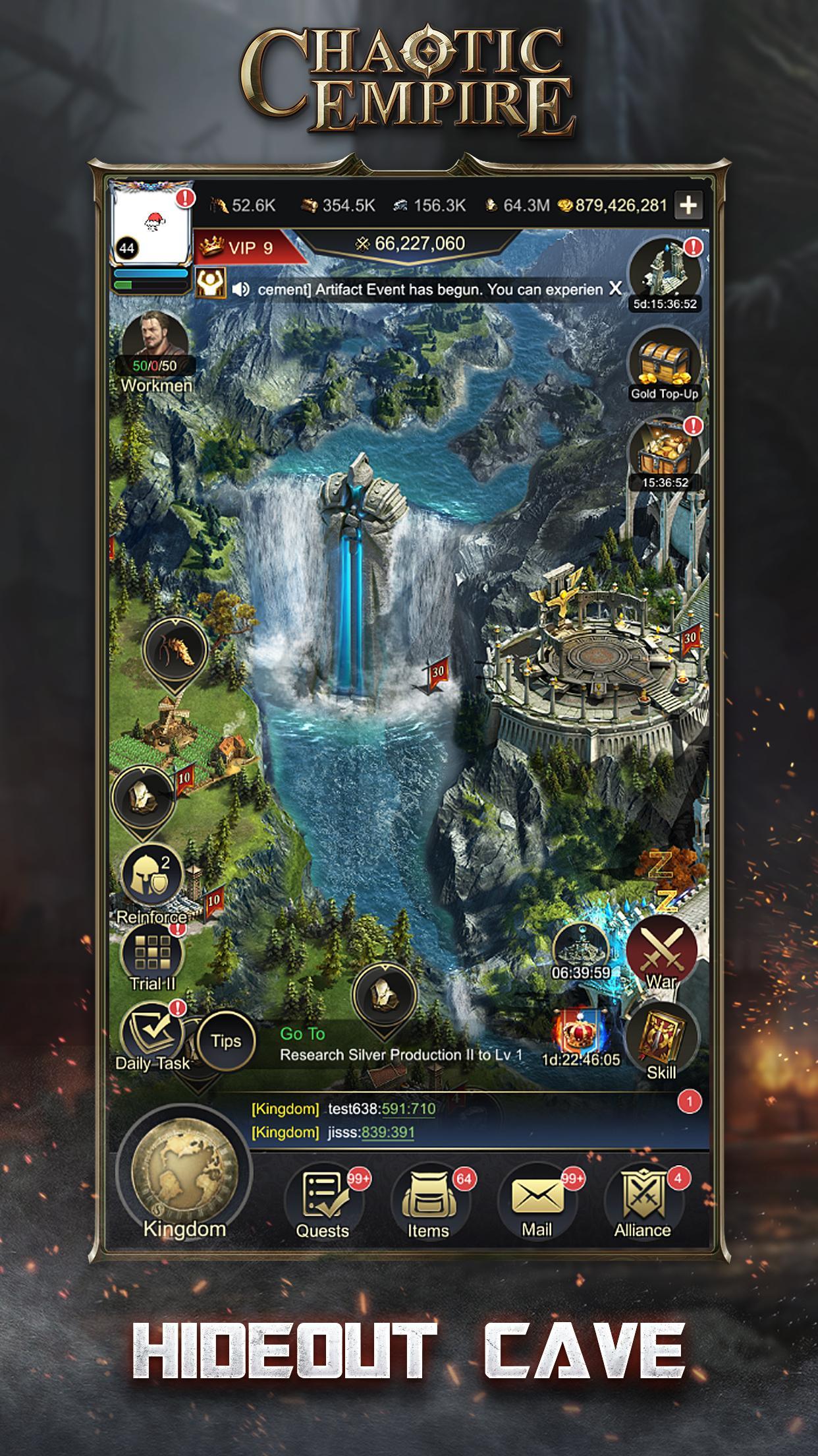 Chaotic Empire: Legendary Strategy Game Game Screenshot