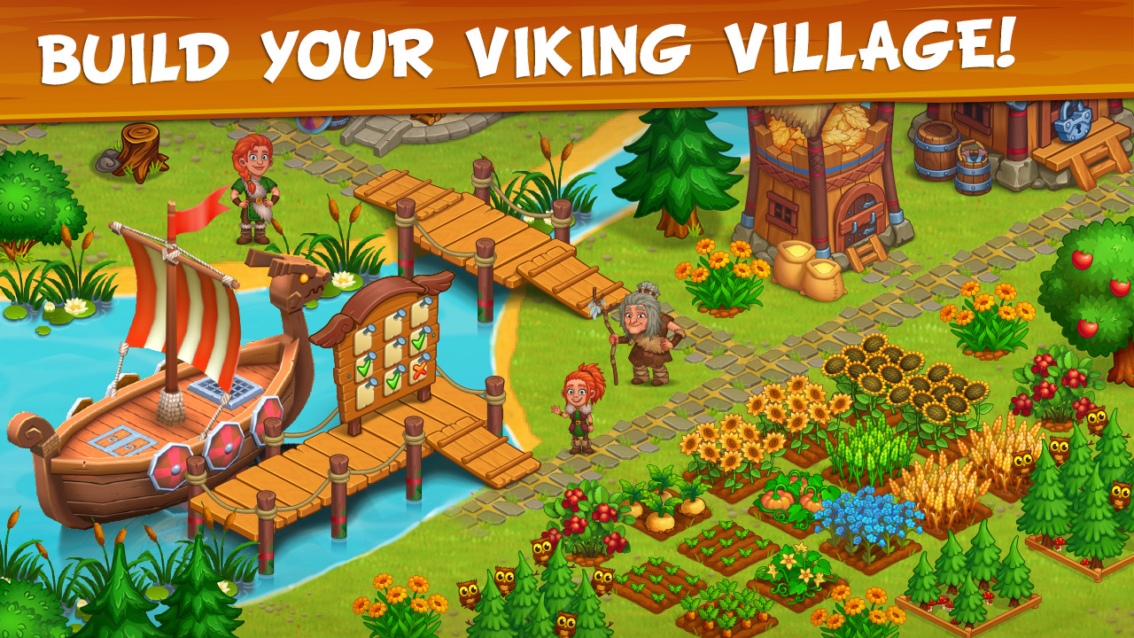 Screenshot 3 of Vikings and Dragon Island Farm 1.47