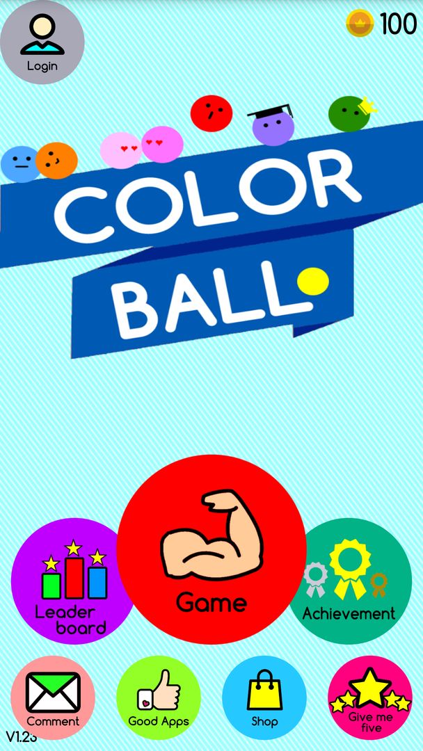 ColorBall 게임 스크린 샷