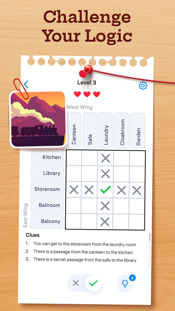 Logic Puzzles - Brain Riddles screenshot game
