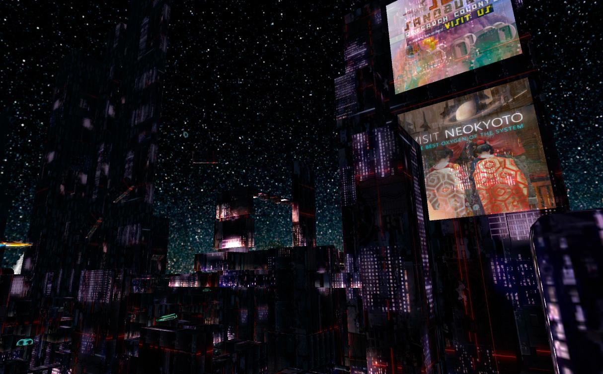 VR Cosmic Roller Coaster Game Screenshot