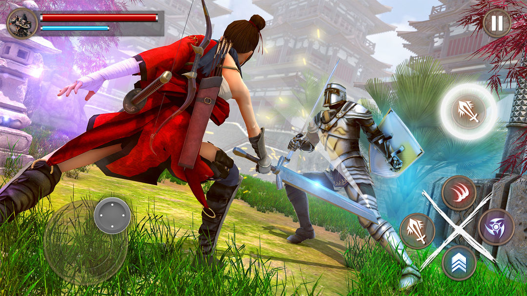 Ninja Fighter: Samurai Games 게임 스크린 샷