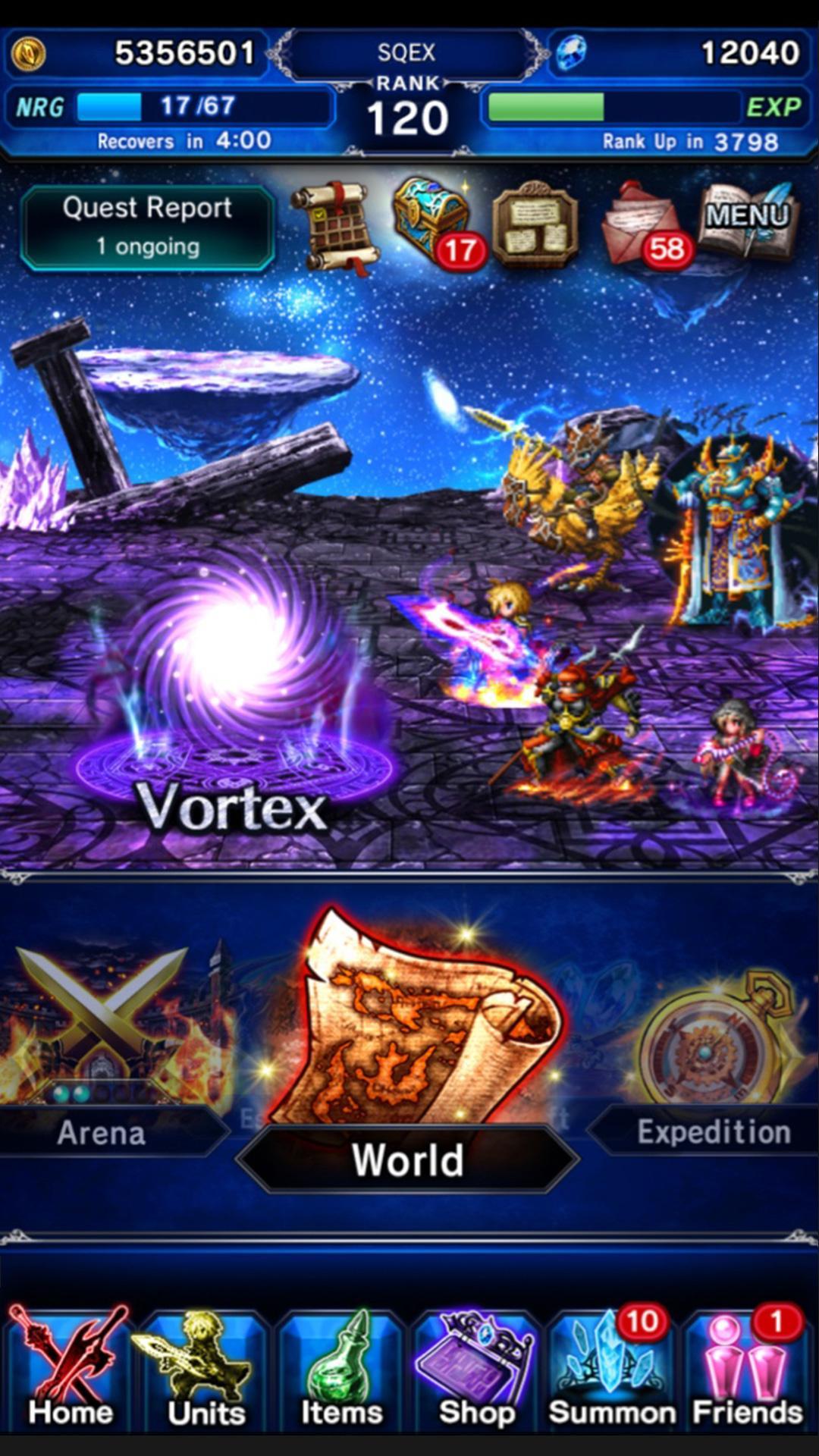 FINAL FANTASY  BRAVE EXVIUS ゲームのスクリーンショット