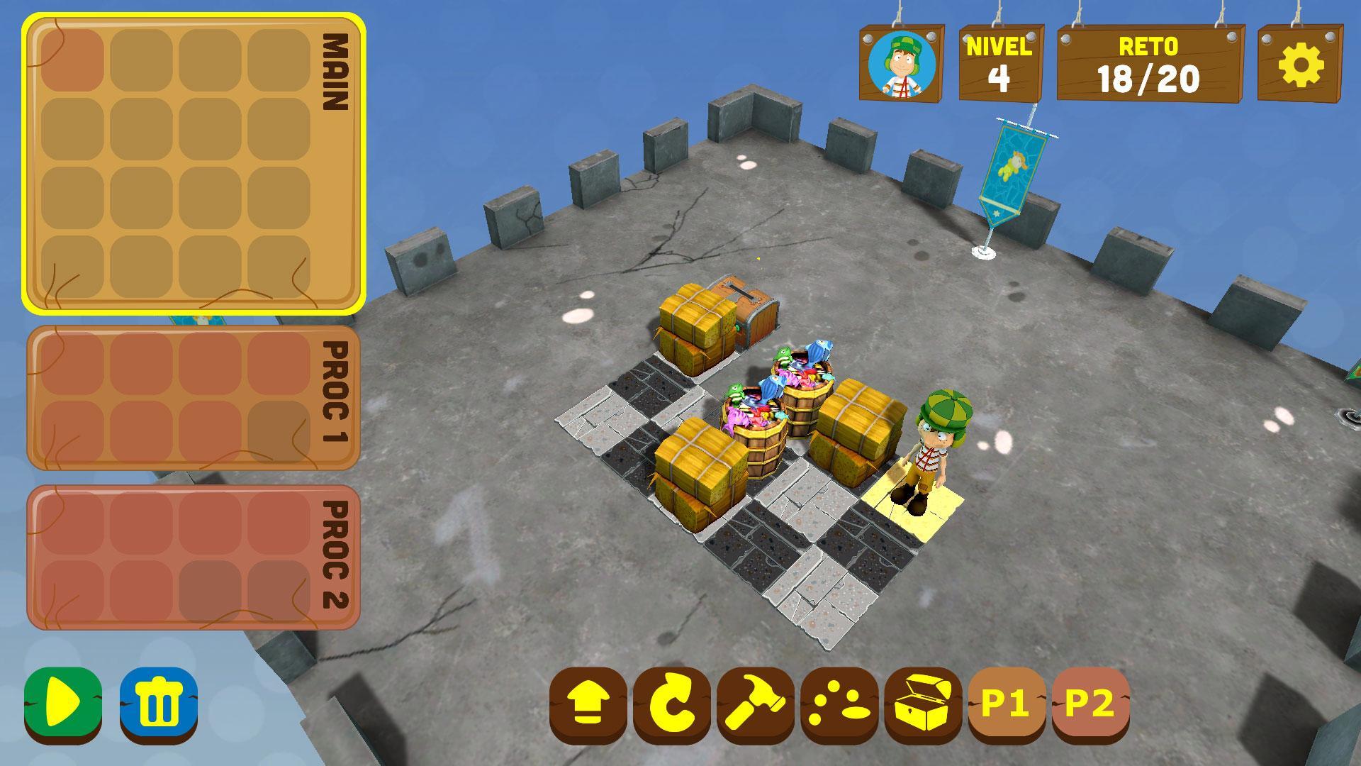 Cuplikan Layar Game Aprende Programación con Chavo