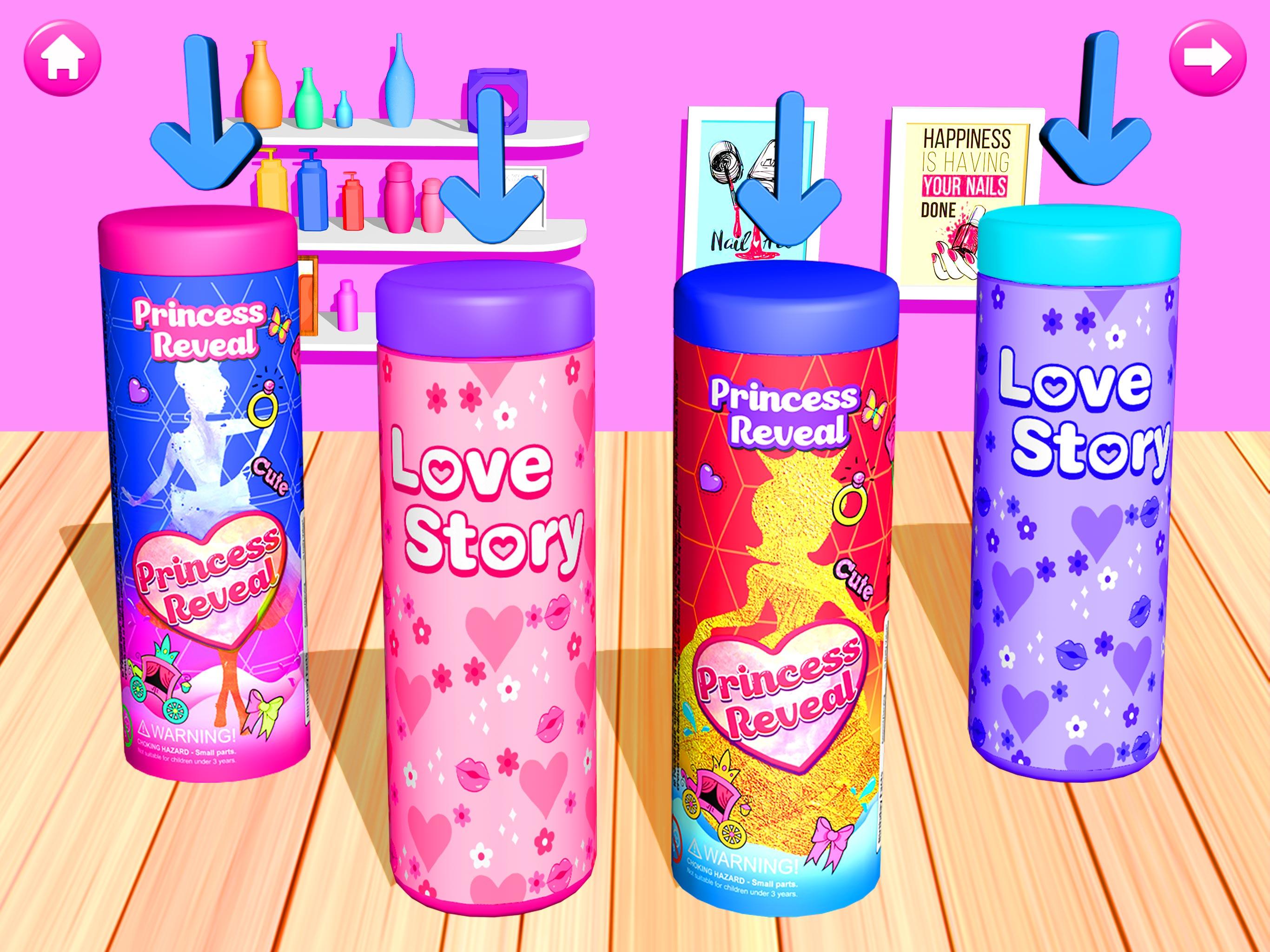 Color Reveal Doll Girl Games Game Screenshot