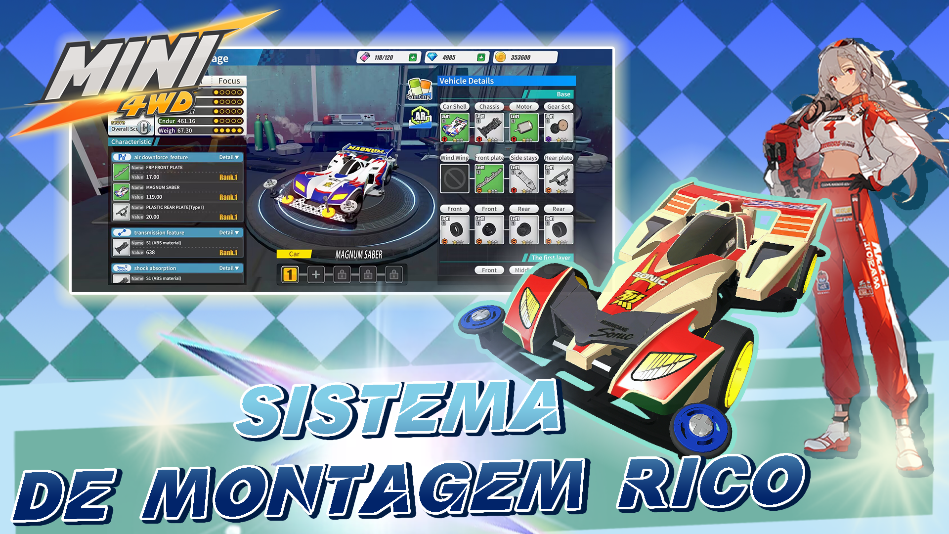 Mini 4WD Game Screenshot