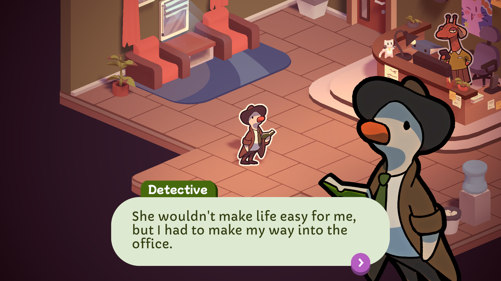 Duck Detective: Secret Salami Game Screenshot