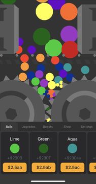 Idle Ball Crush! Game Screenshot