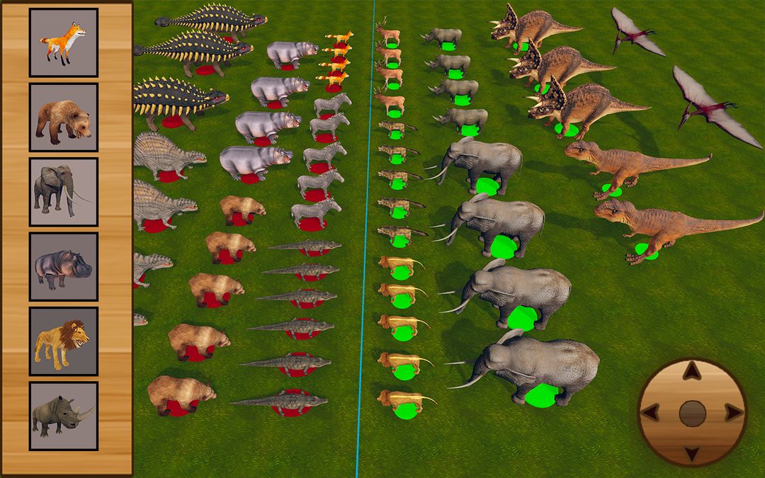 Ultimate Animal Battle Simulator screenshot game