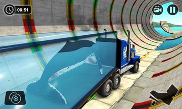 Impossible Whale Transport Truck Driving Tracks Game Screenshot