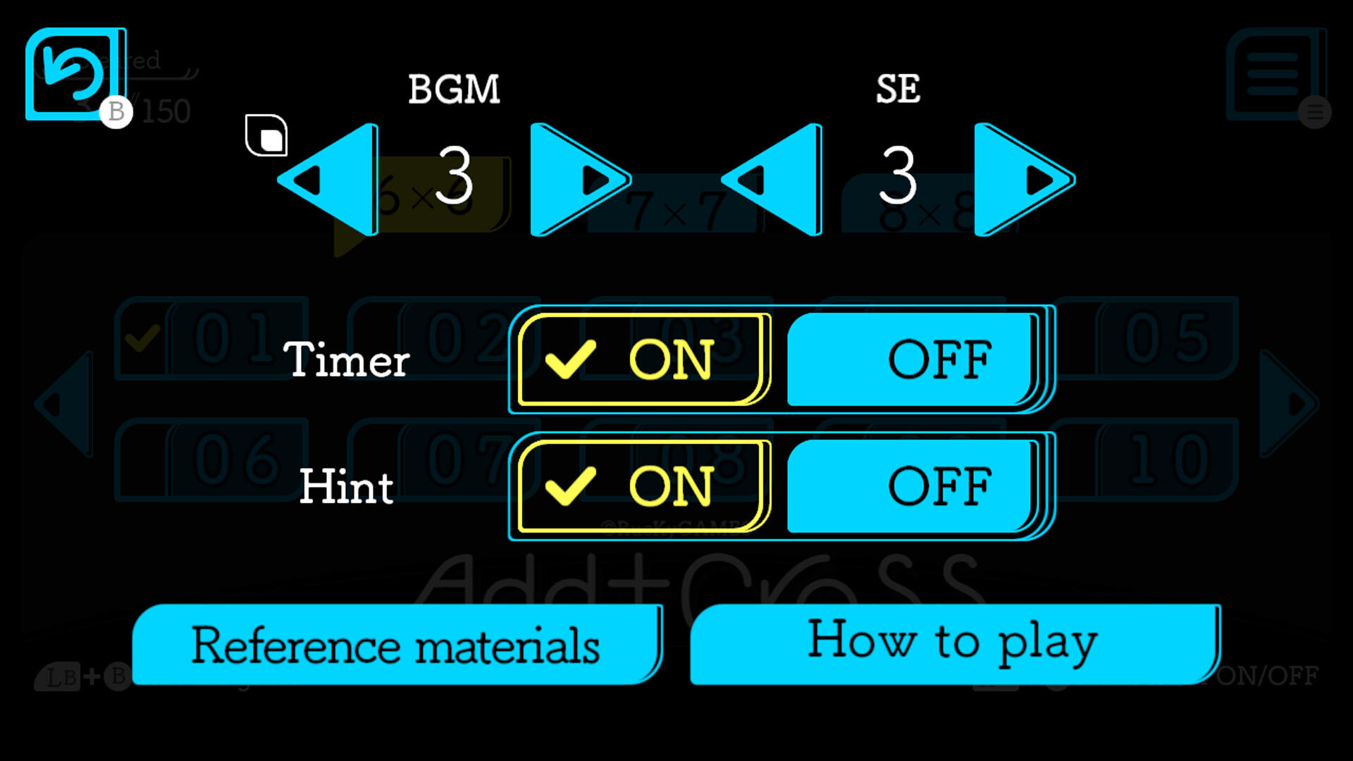 Cuplikan Layar Game Add Cross