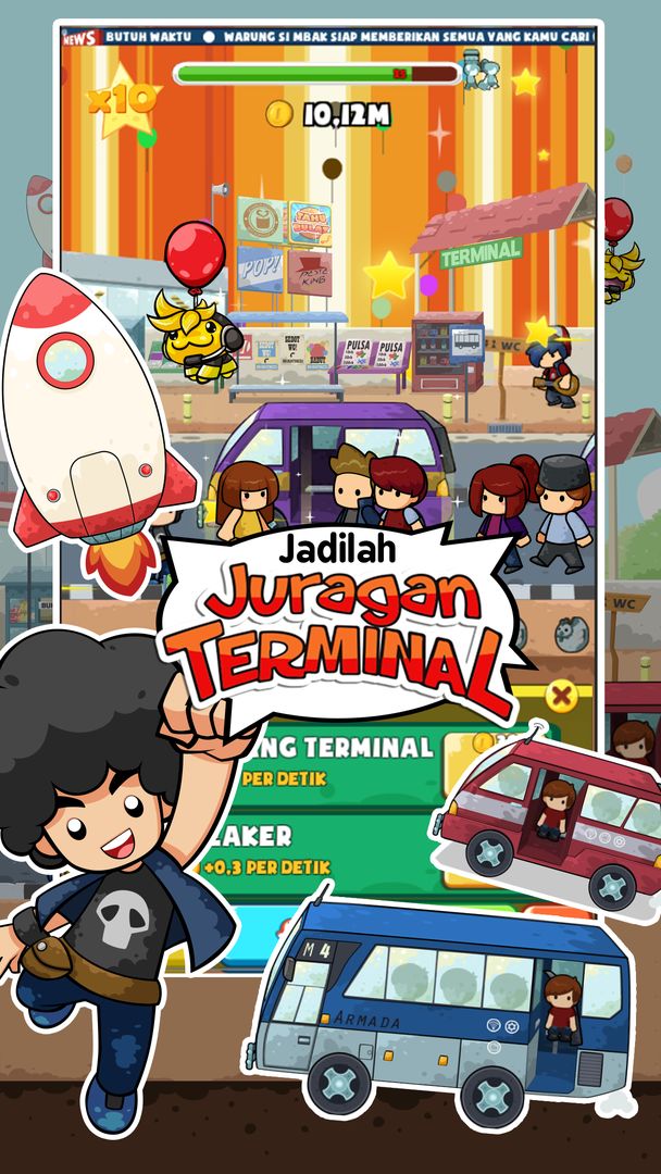 Juragan Terminal Telolet ภาพหน้าจอเกม